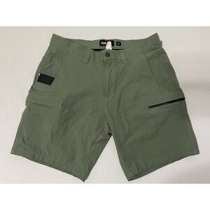Barbell Apparel Anything V2 Shorts Mens 32 Green Stretch Cargo Travel Pockets